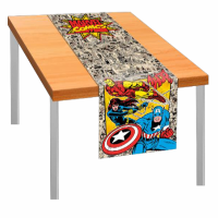 Imagem de TRILHO DE MESA DE TECIDO 40x200 cm MARVEL QUADRINHOS 01 un.